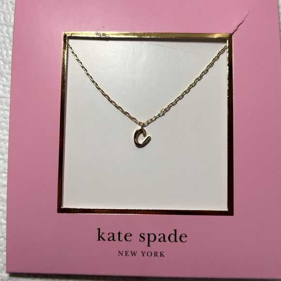 kate spade Jewelry - KATE SPADE one in a million initial pendant necklace letter C